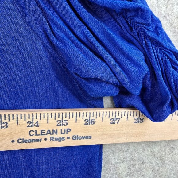 Lane Bryant Womens Open Cardigan Blue Plus Size 26/28 Lightweight Stretch Rayon - Picture 7 of 7